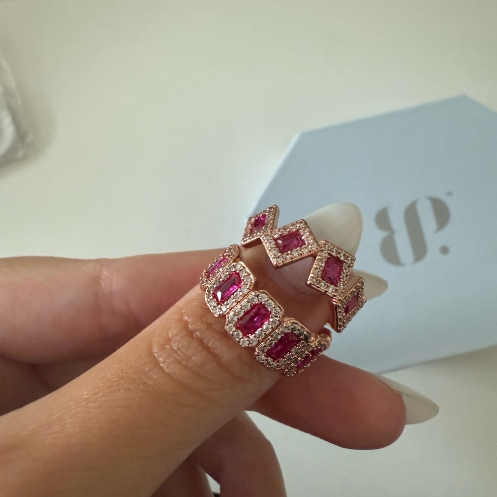 Bomp Party July Birthstone Ring